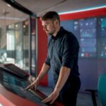 Analyst reviewing integrated iGaming support systems